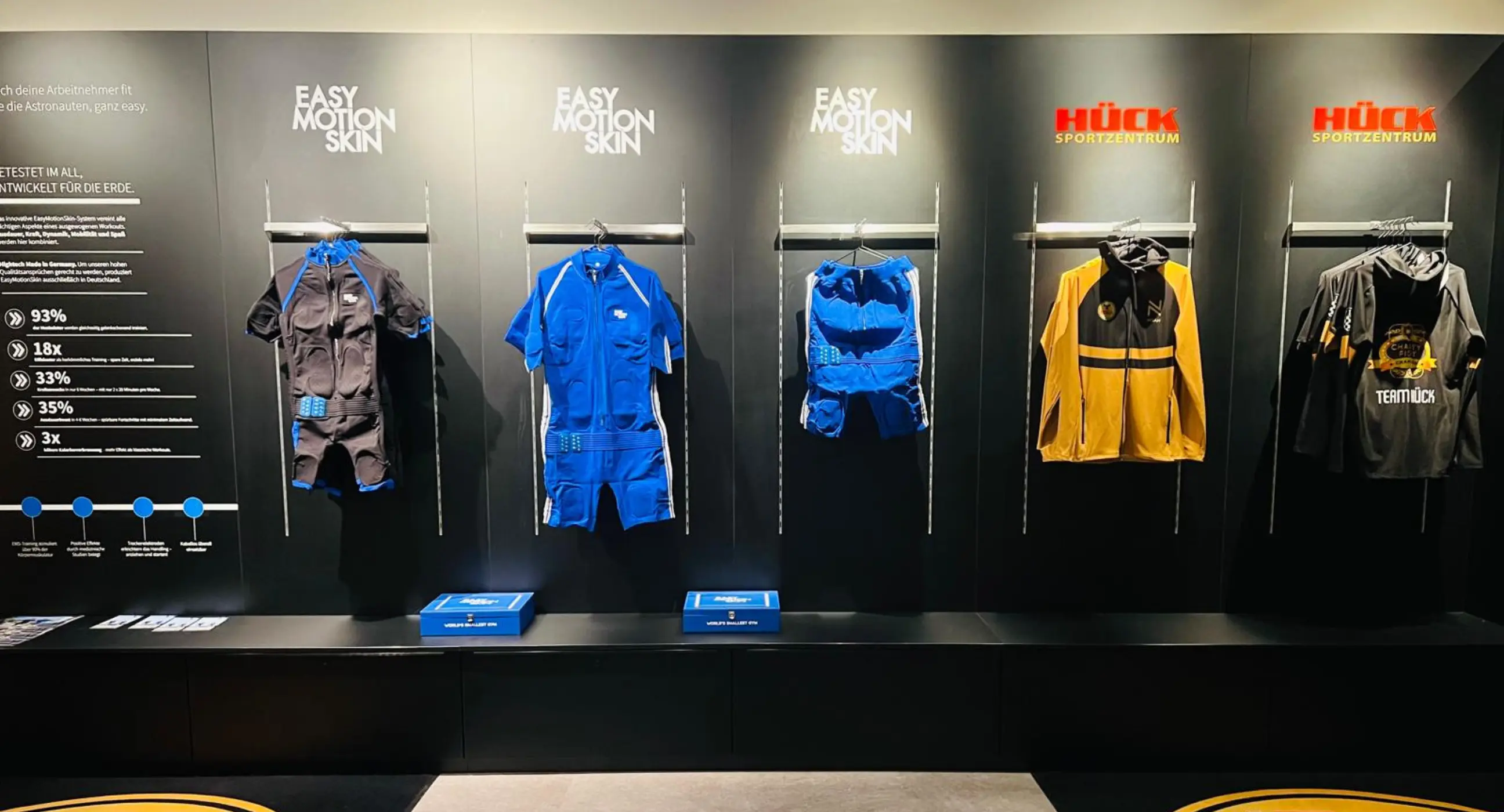 New EasyMotionSkin pop-up store at Hück Sports Center
