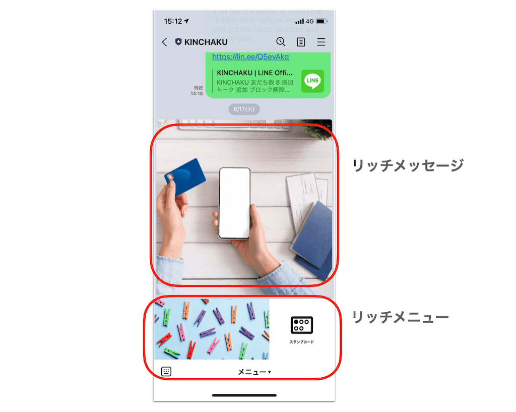 LINEを使ったKINCHAKUの効果的な活用方法