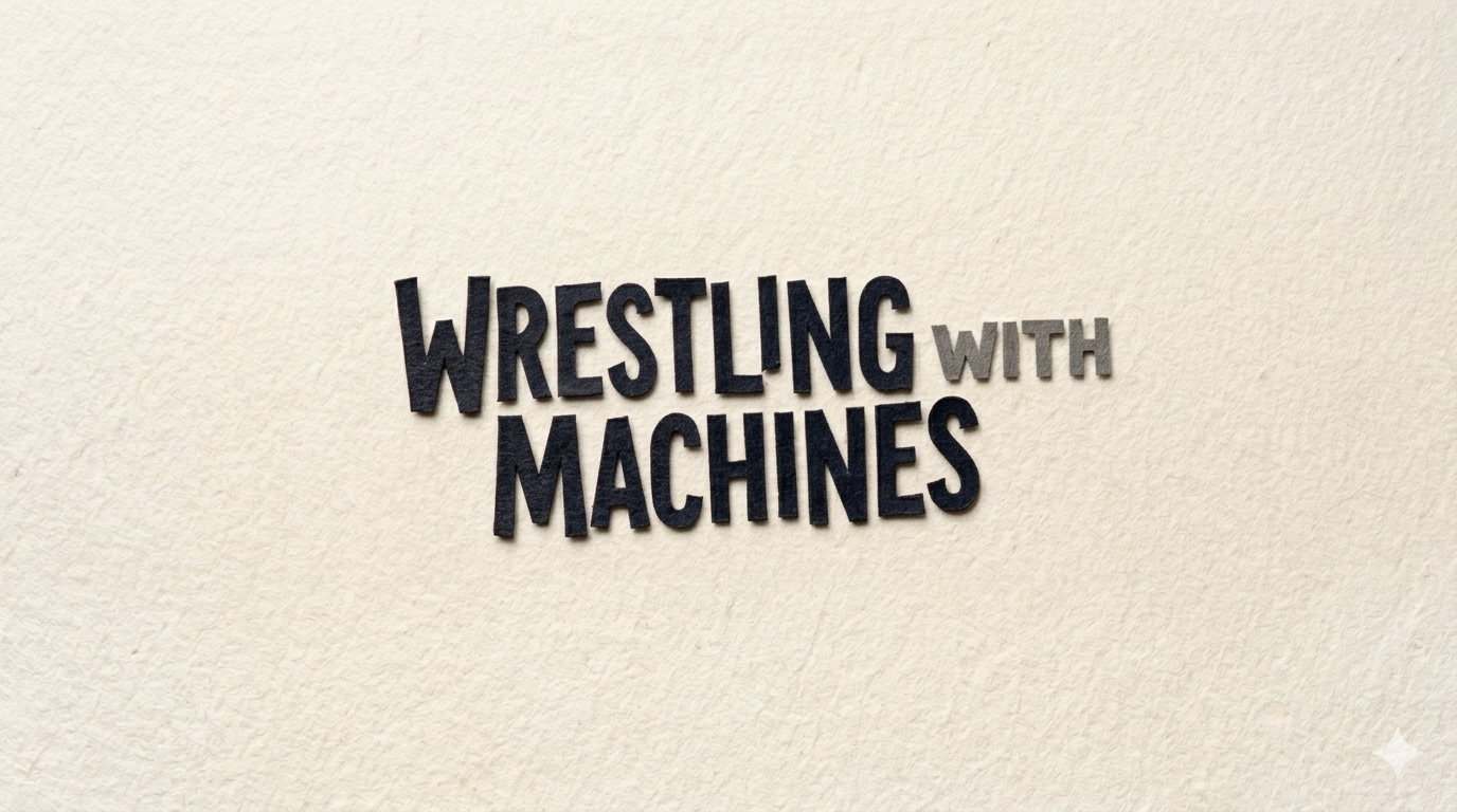 Wrestling with Machines — key art