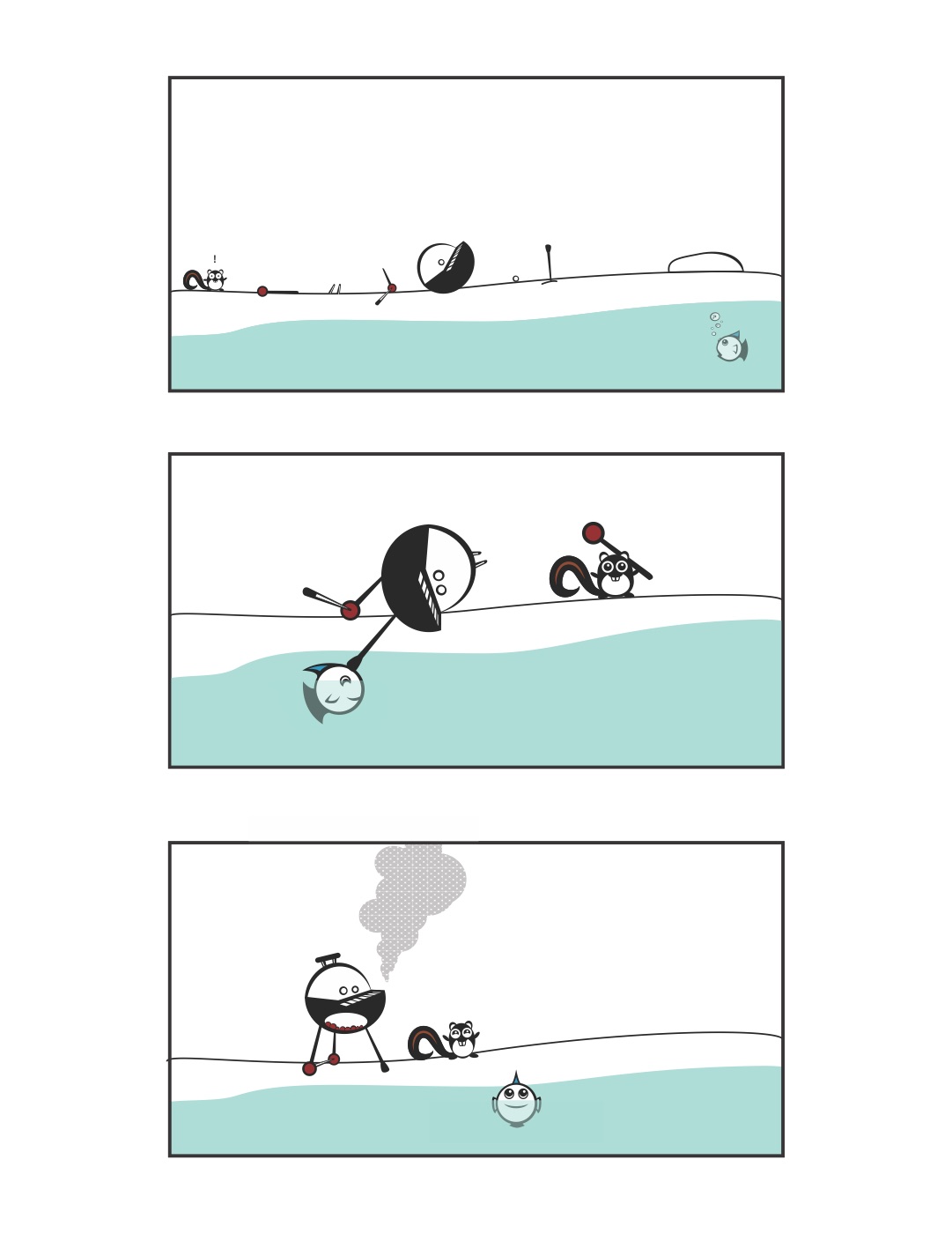 Gary is a Fish storyboard worksheet