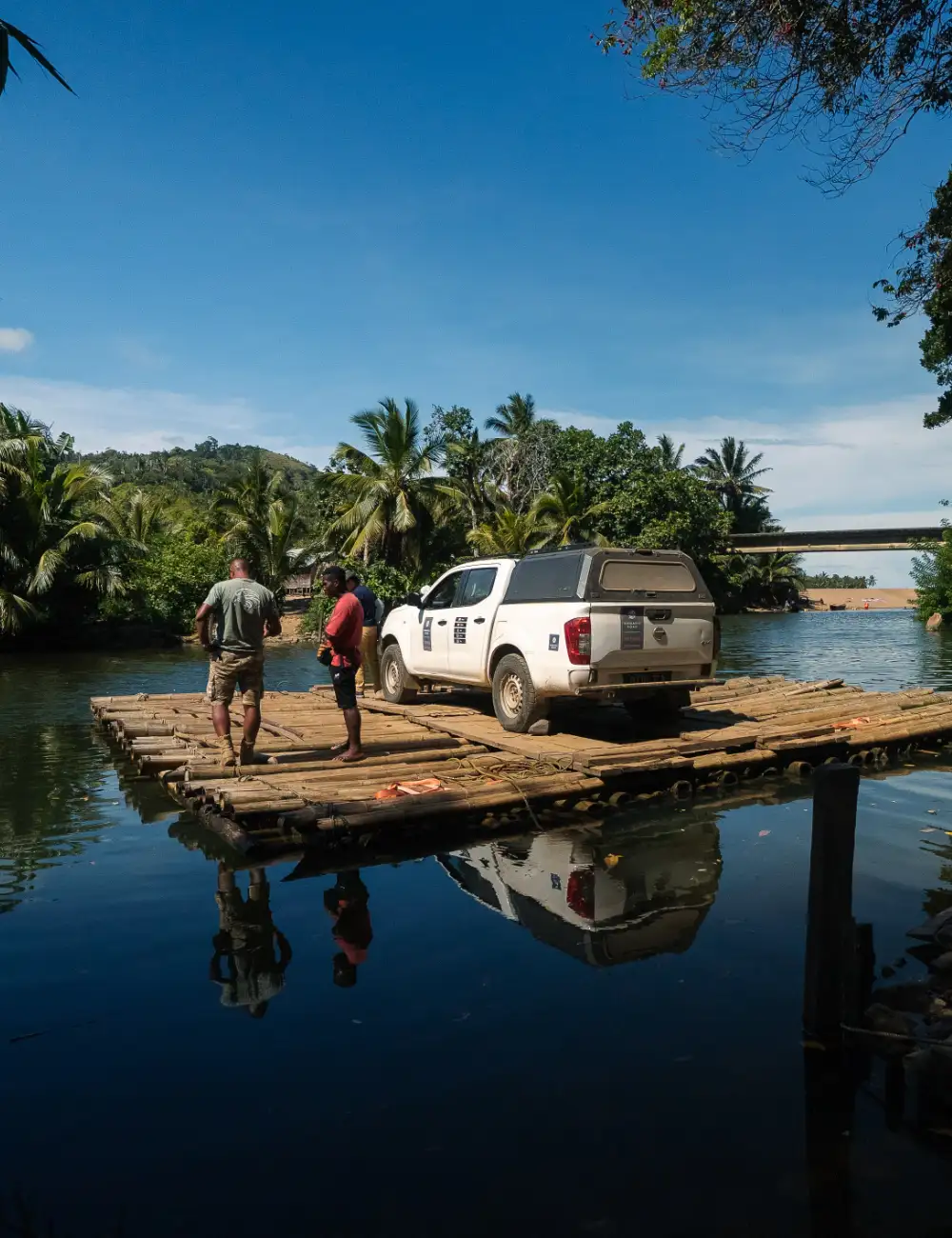 Group of car in the middle of Gobi desert
