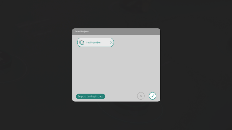 Rapid Prototyping Tool user interface.