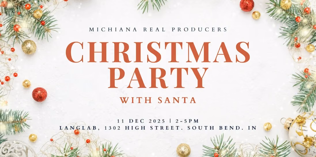 Michiana Real Producers Christmas Party with Santa!