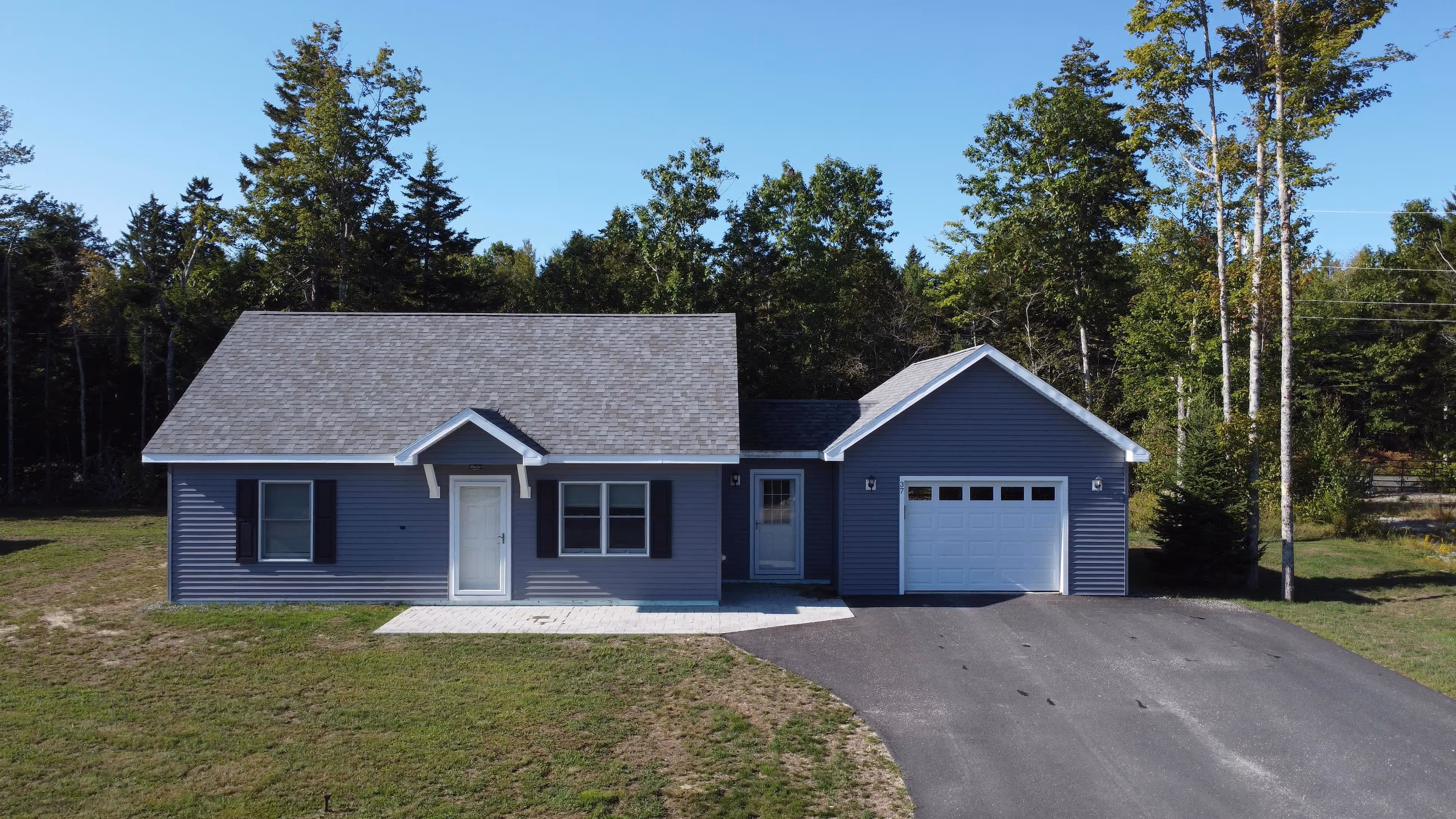 gray duplex cape home for rent in ellsworth maine