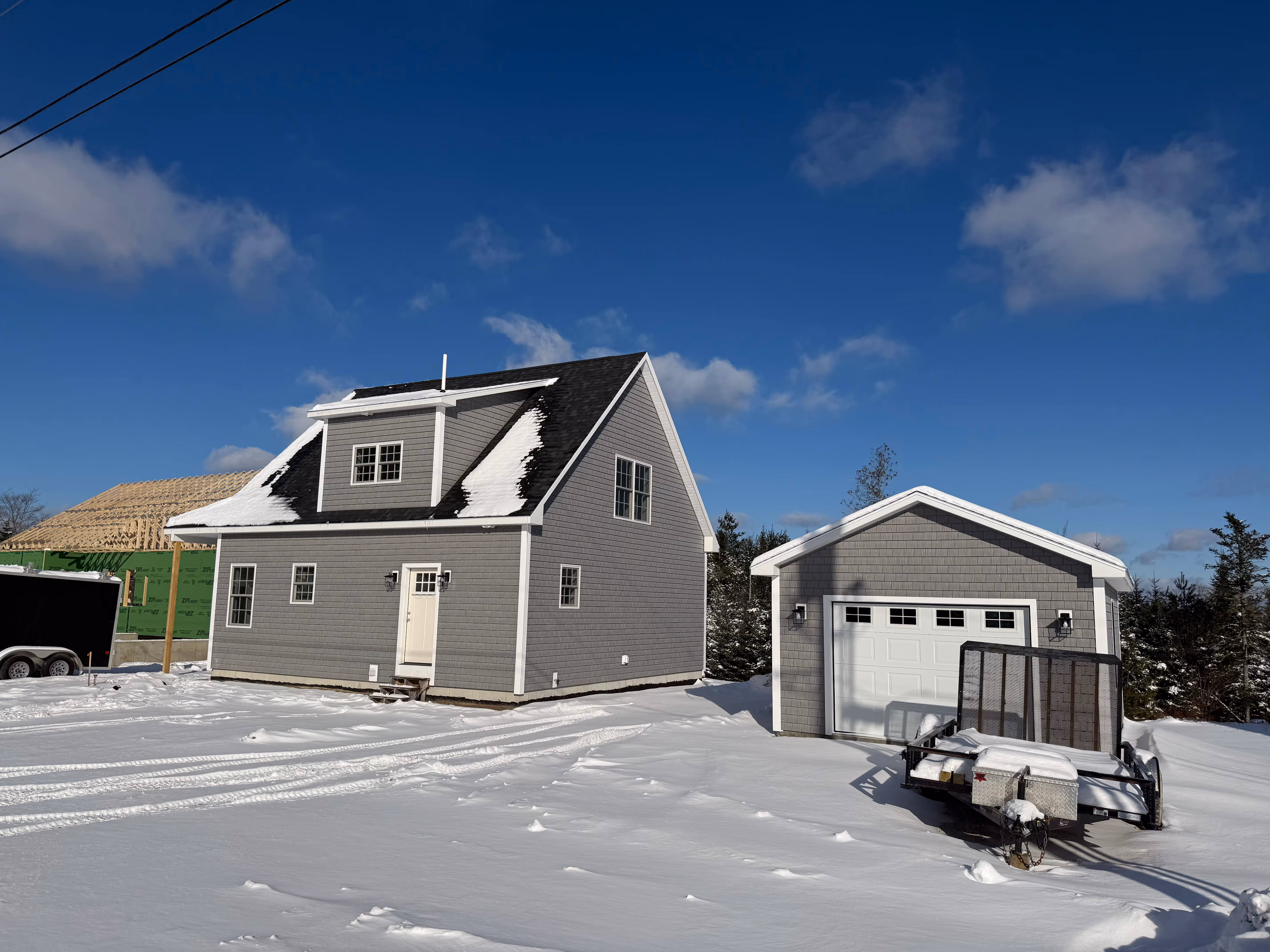 2 story gray rental home
