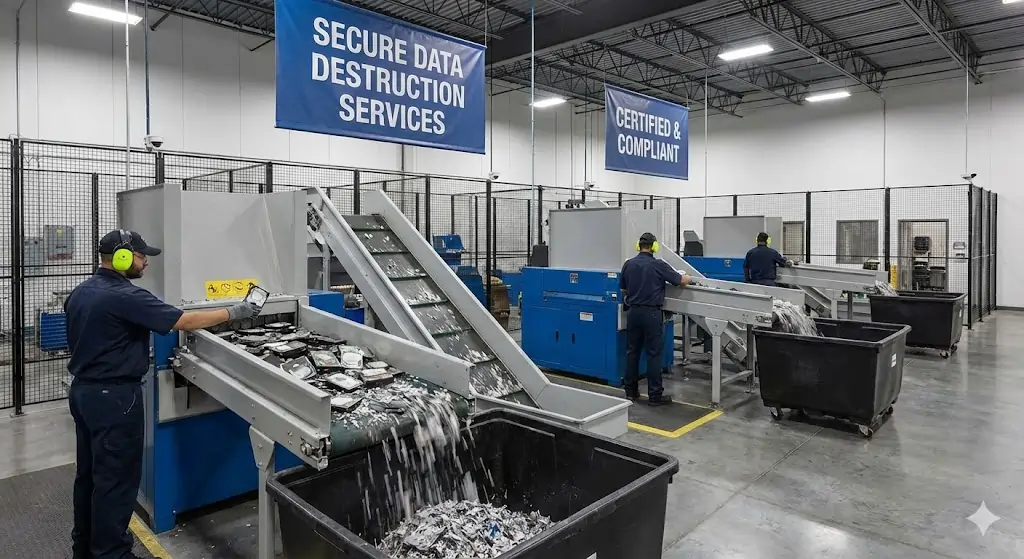 Columbus Ohio data destruction and secure media shredding