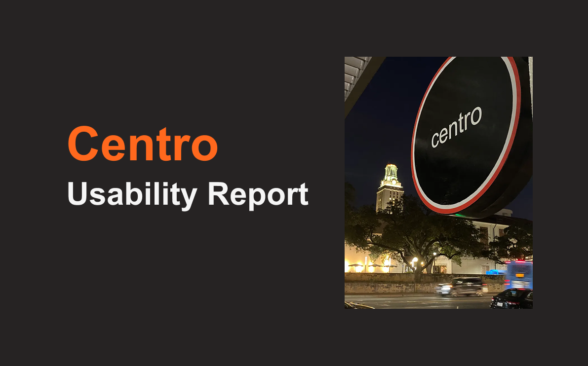 Centro Usability
