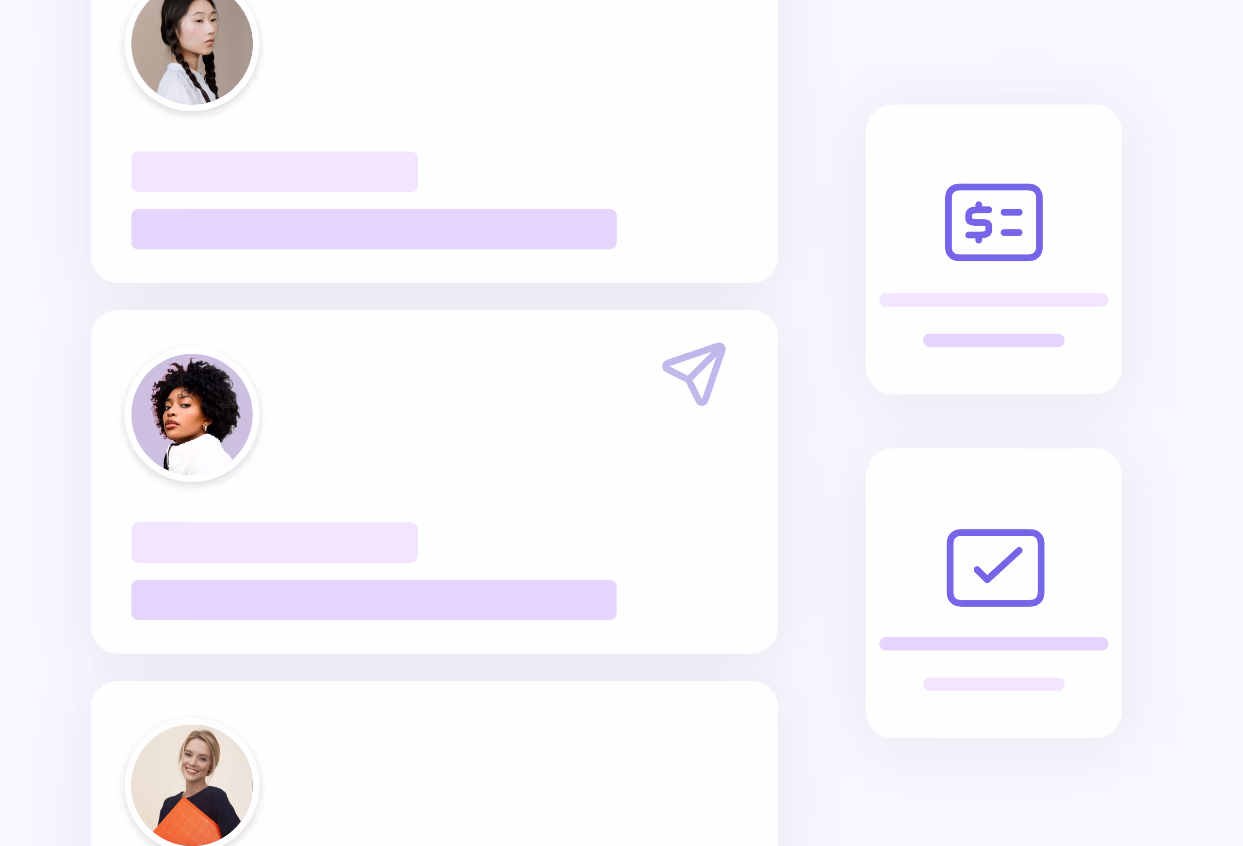 Floating communication boxes Lock in quote Ui Elements