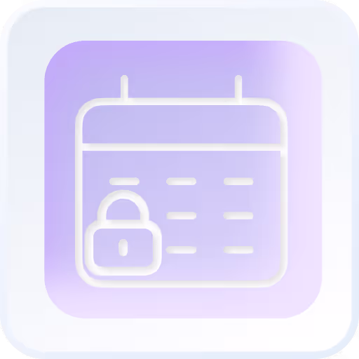 Fixed Monthly Rate - Design Subscription, Calendar Lock 
