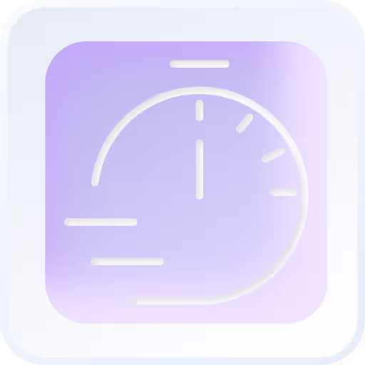 Receive Designs Fast- Design Subscription, Stopwatch Clock fast lines coming out