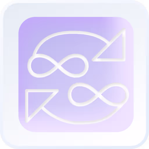 Unlimited Design Revisions - Design Subscription, Arrow revolving infinity sign