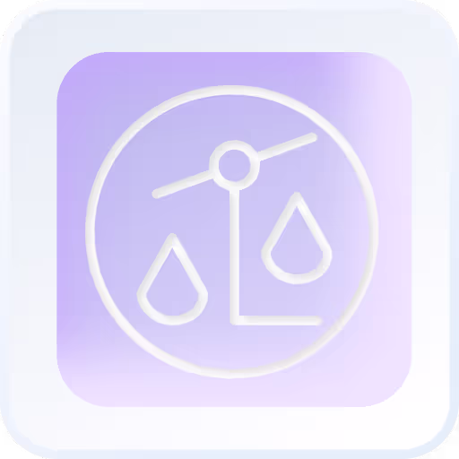 Scaleable packages - Design Subscription, Scale with water drops each size and circle around