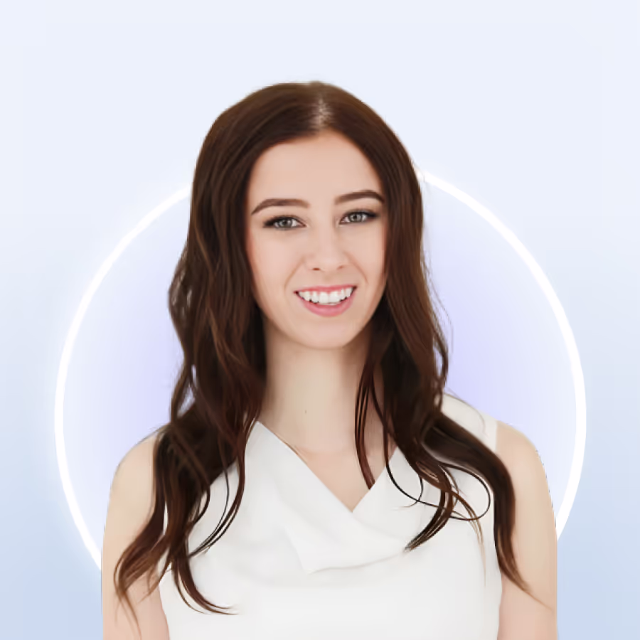 Kaylah Morgan - Founder of Techo Digital Headshot on light blue background