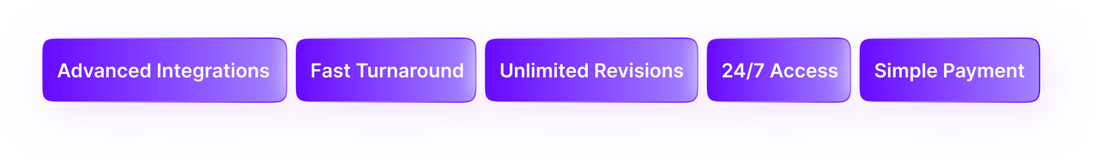 Floating Text Purple bubble background, Features of Design Subscription