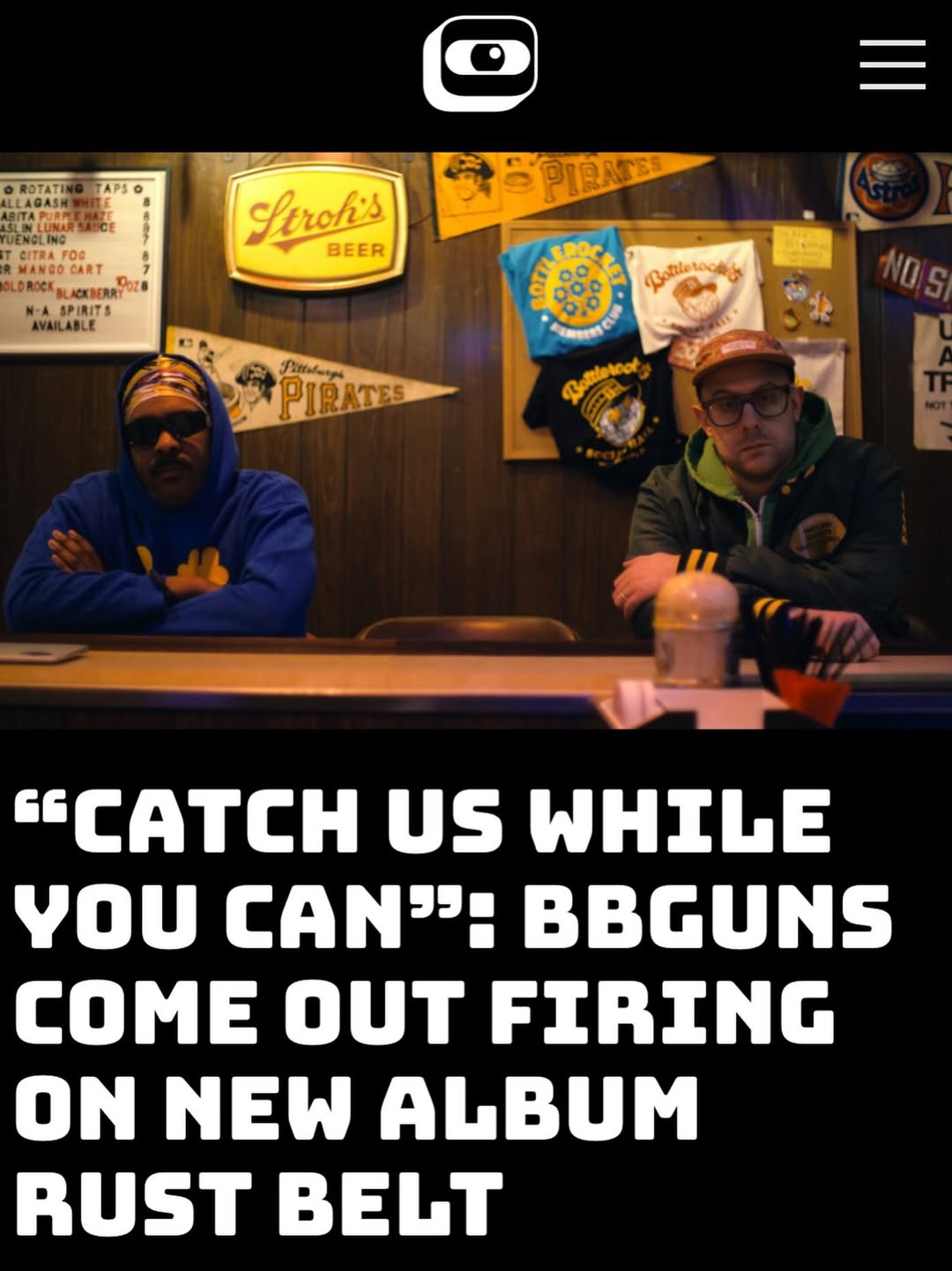 BBGuns sitting at Bottlerocket bar. Photo by Kory Pitkavish