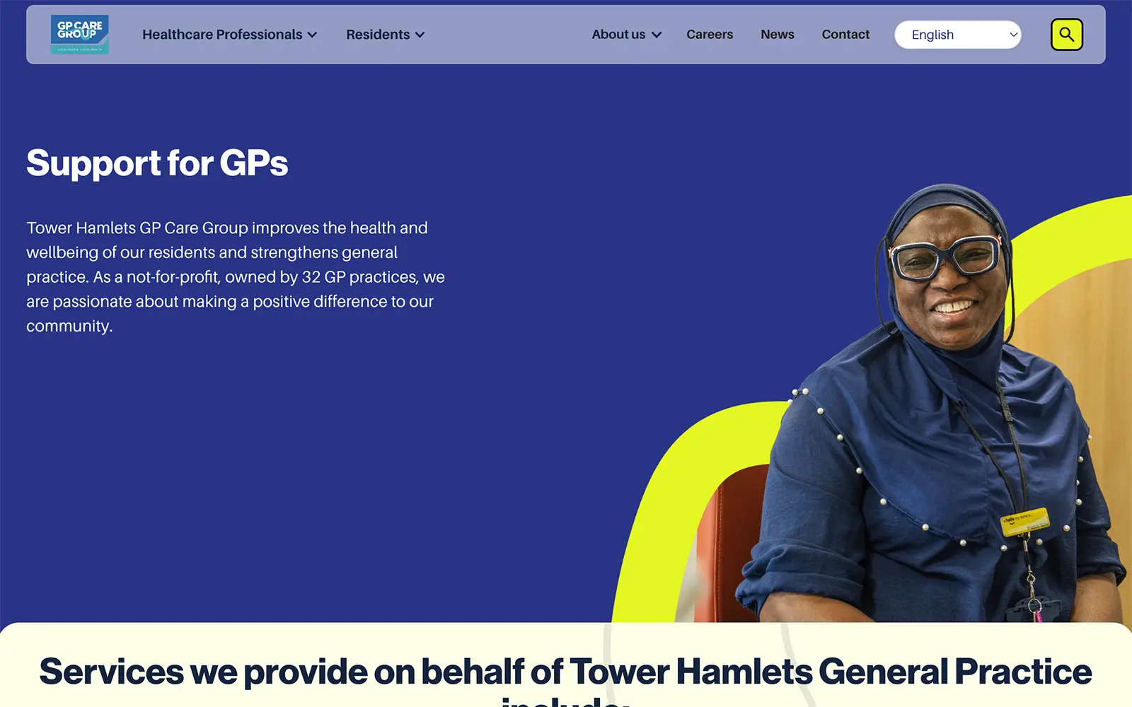 TOWER HAMLETS GP CARE GROUP website