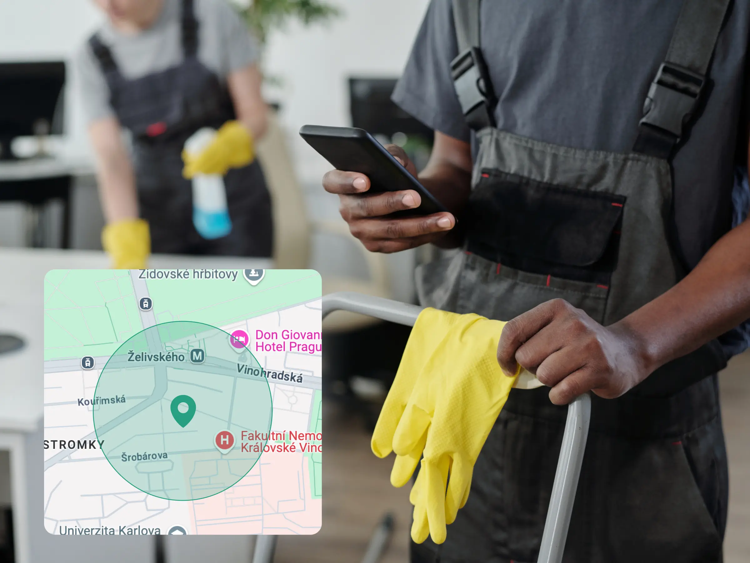 Geofencing within work environment