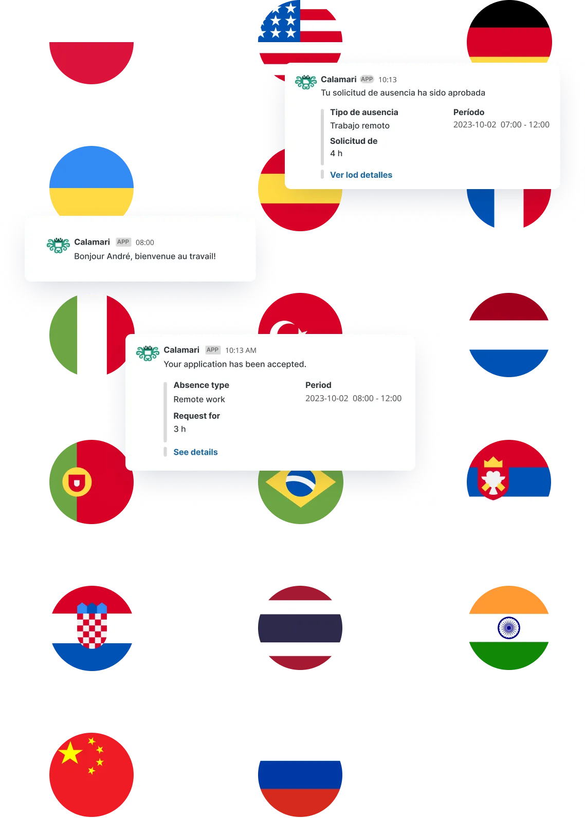 Centralized time off management for distributed teams