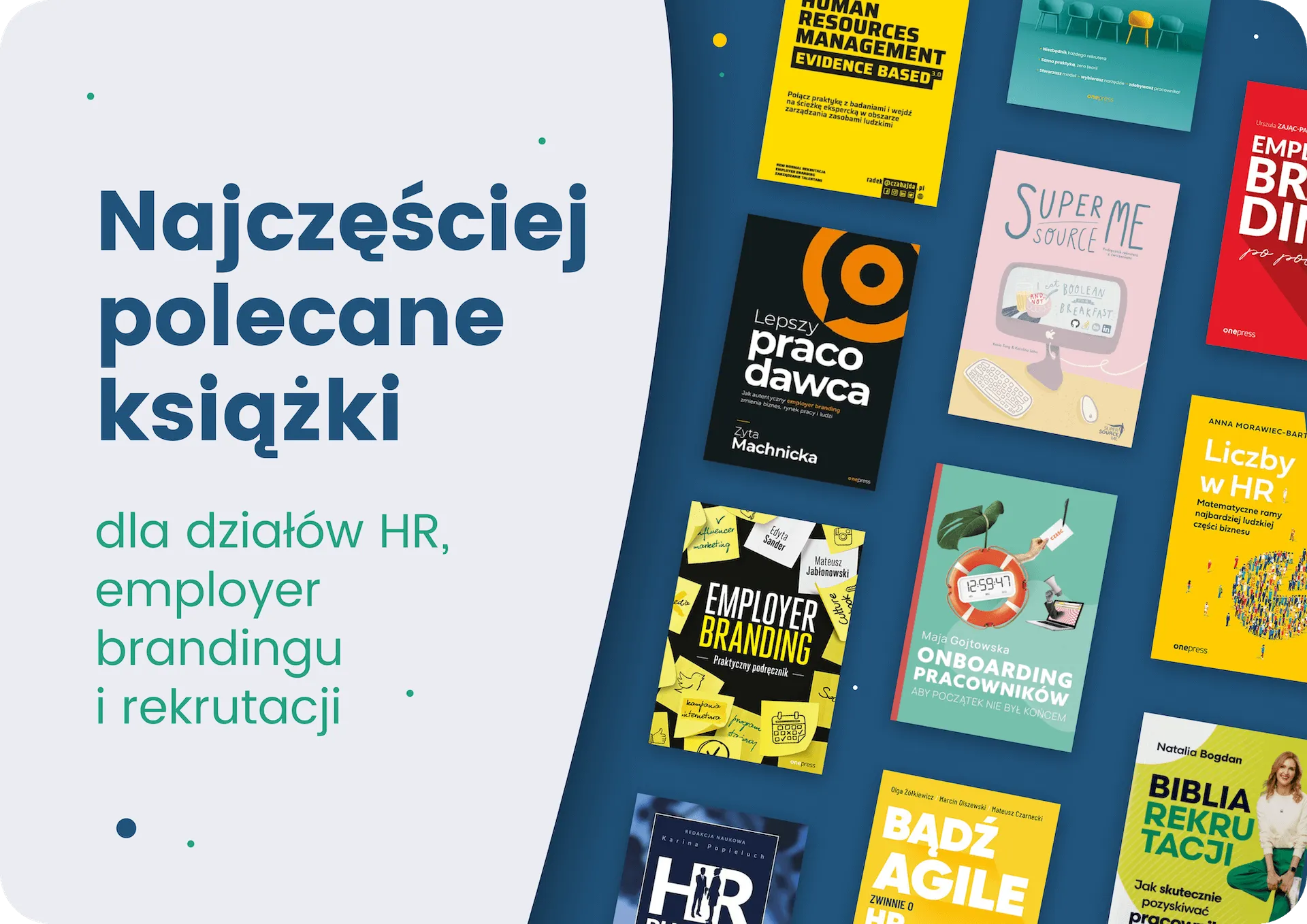 33 polecane książki o HR, employer brandingu, rekrutacji i HRBP