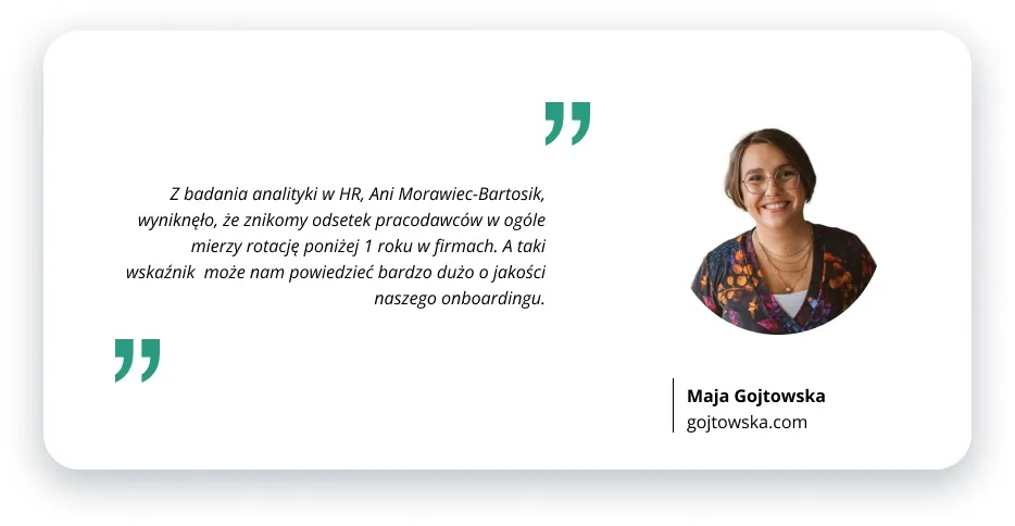 Maja Gojtowska, onboarding, Anna Morawiec-Bartosik, analityka w HR