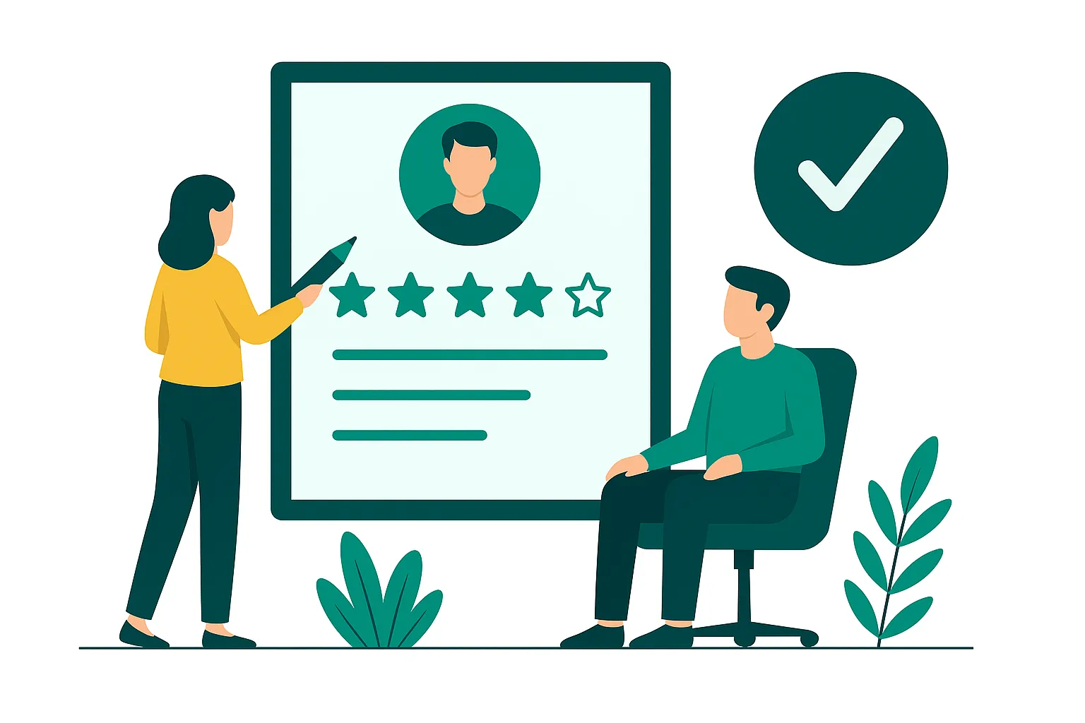 Ocena pracownika – przykłady i wzór