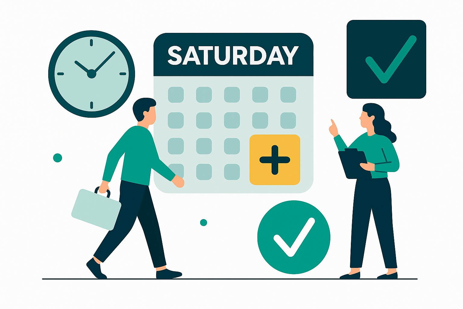 Nadgodziny w sobotę - czy za pracę w sobotę jest dzień wolny?