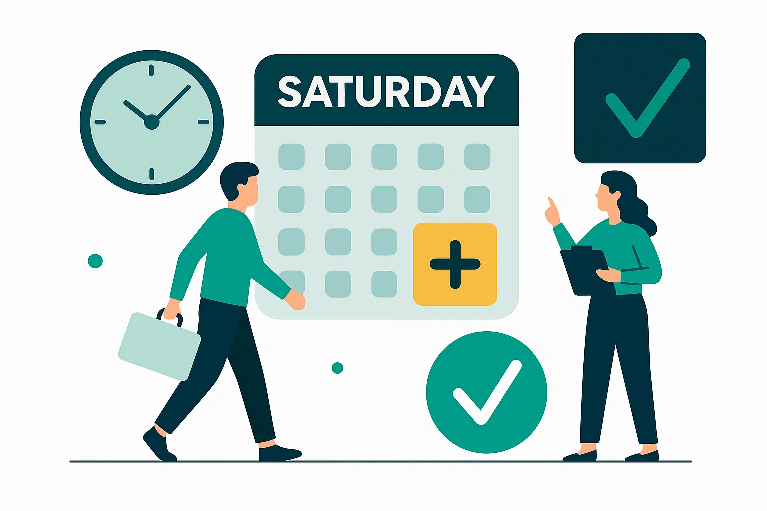 Nadgodziny w sobotę - czy za pracę w sobotę jest dzień wolny?