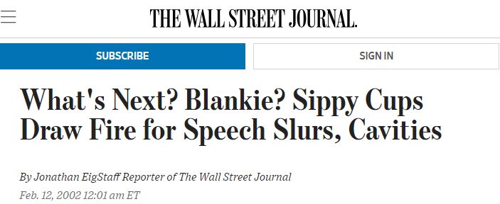 WSJ Article Headline