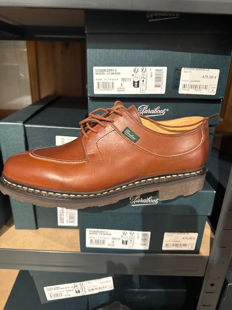 Paraboot Avignon en cuir lisse marron