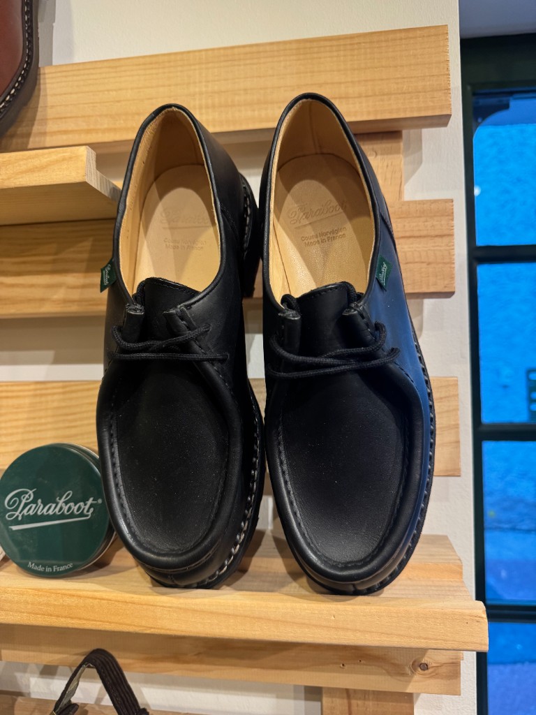 Paraboot Michael en cuir lisse noir