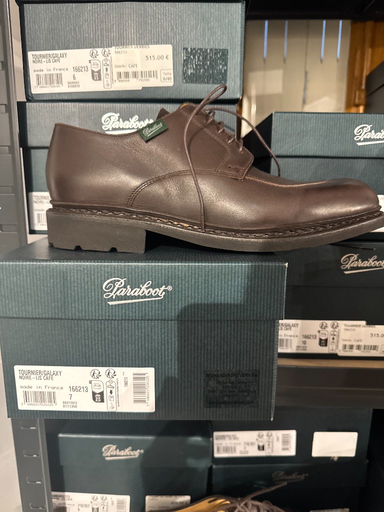 Paraboot Tournier en cuir café