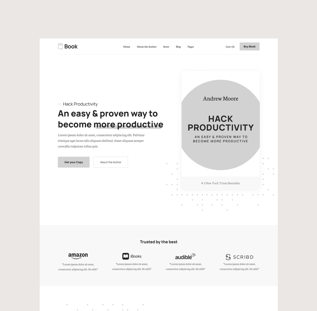 Book X Website Design