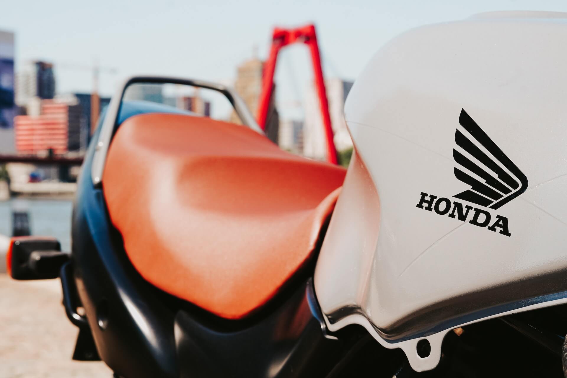 Motorcycle on the street