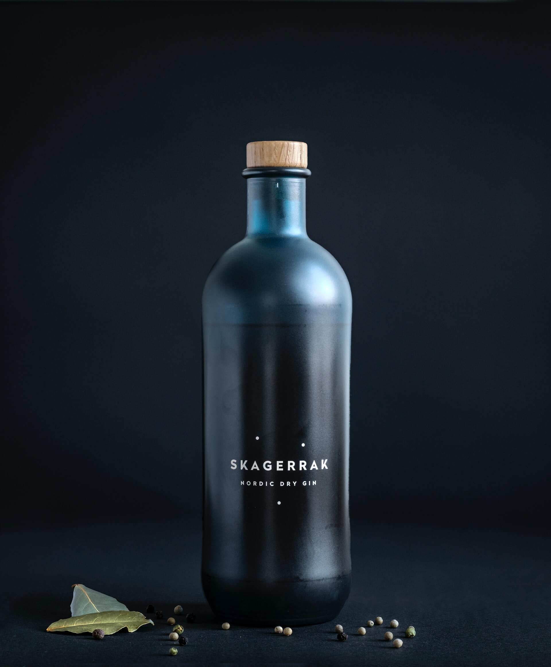 Bottle in a dark background