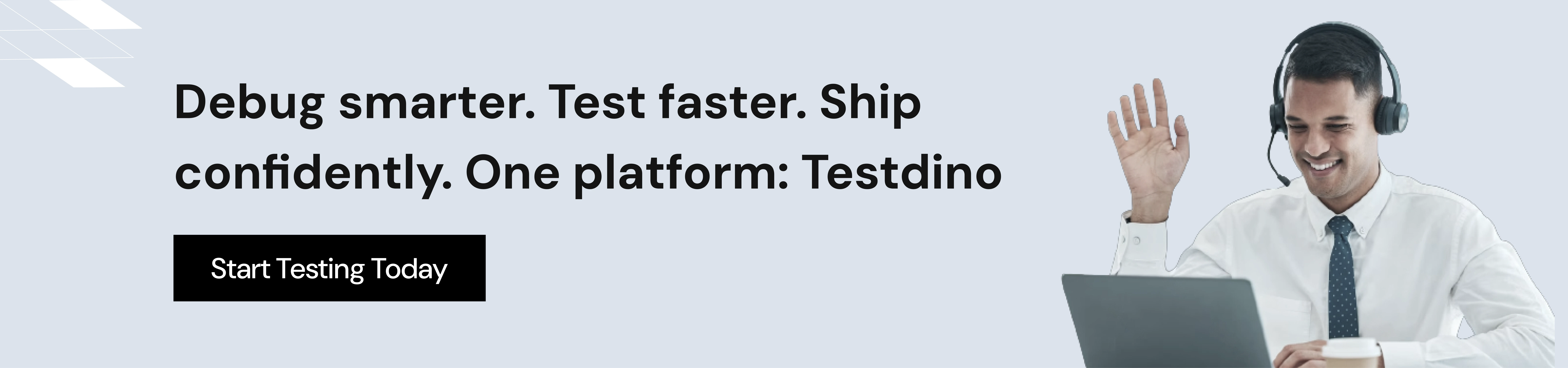 Debug Smarter. Test Faster. Ship Confidently. -TestDino