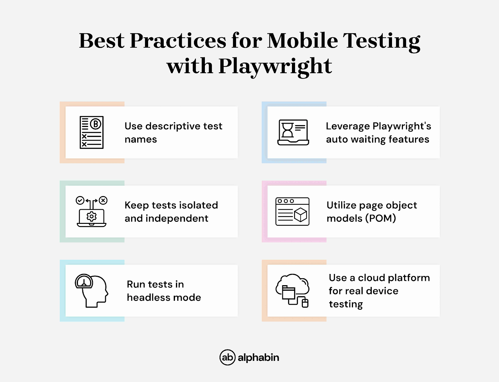 Best Practices for Mobile Playwright Testing