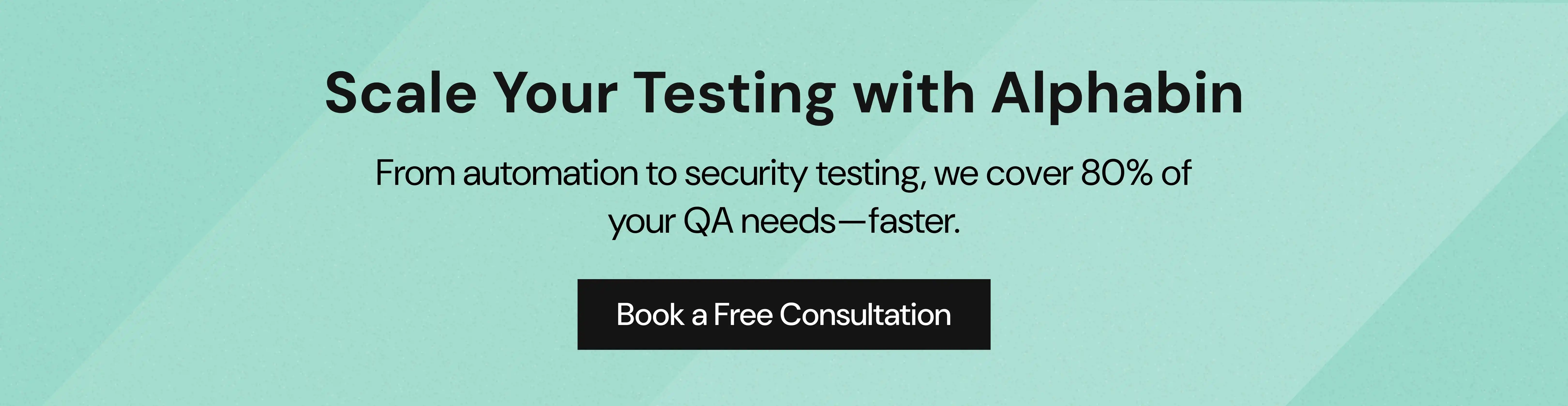 Scale Your Testing with Alphabin