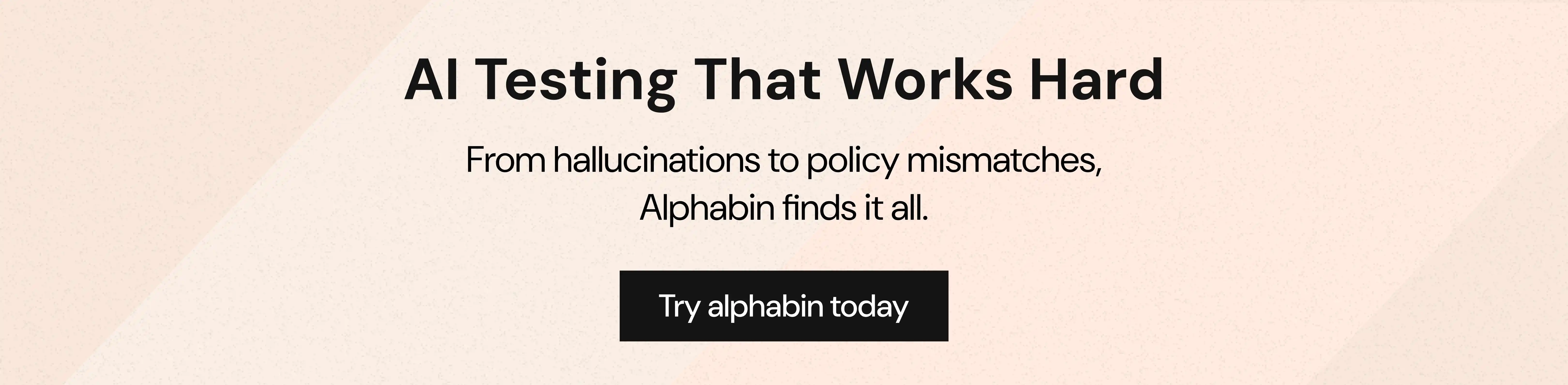 AI Testing That Works Hard