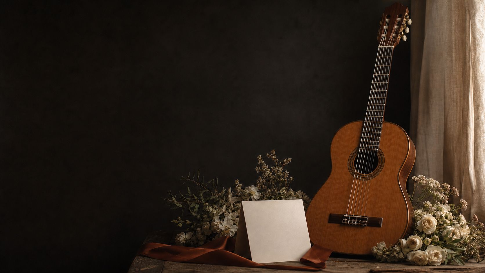 Silvan de Smit speelt klassieke gitaar tijdens een recital