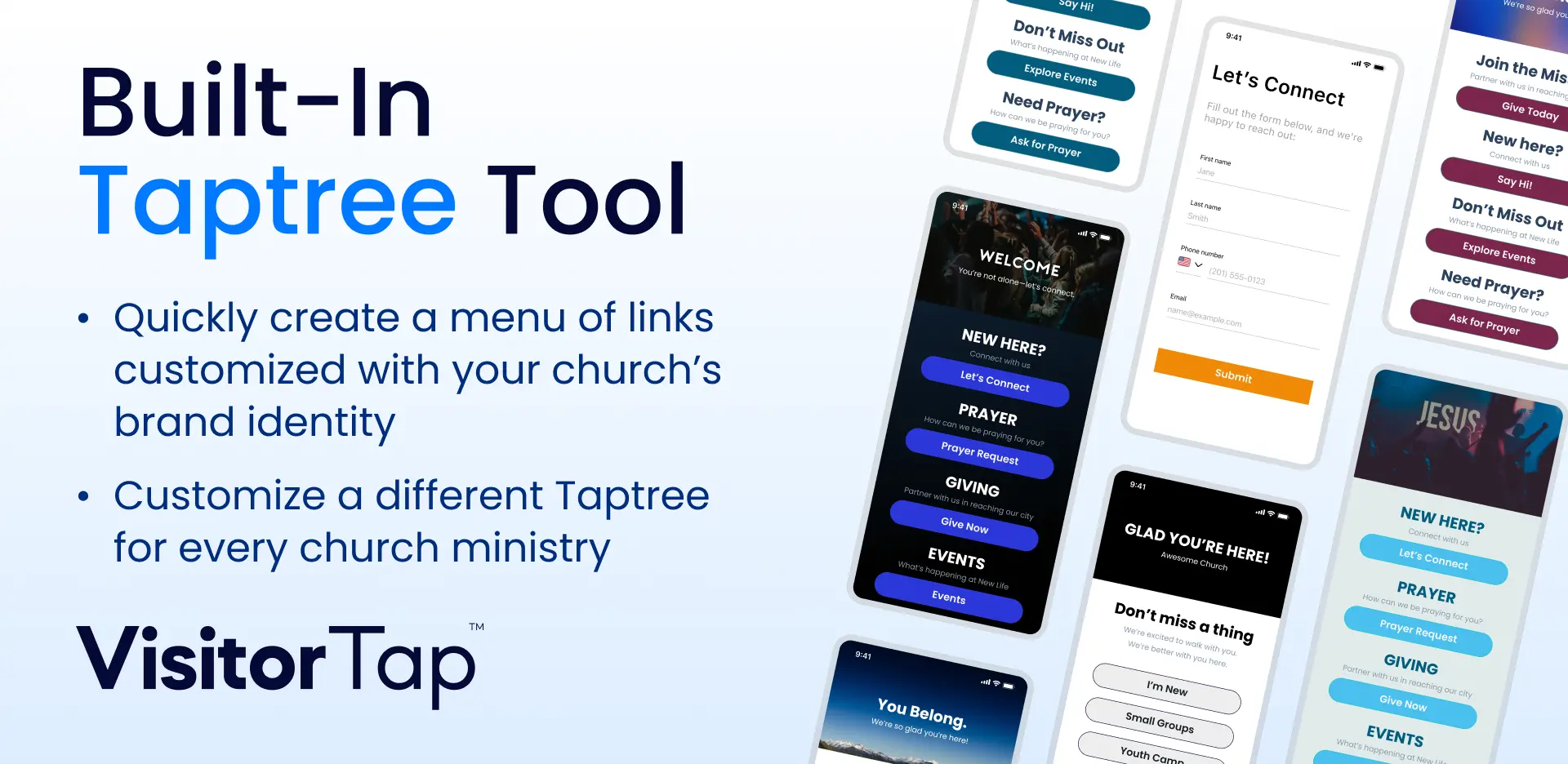 Tap Technology for Churches: Built-In Taptree Tool