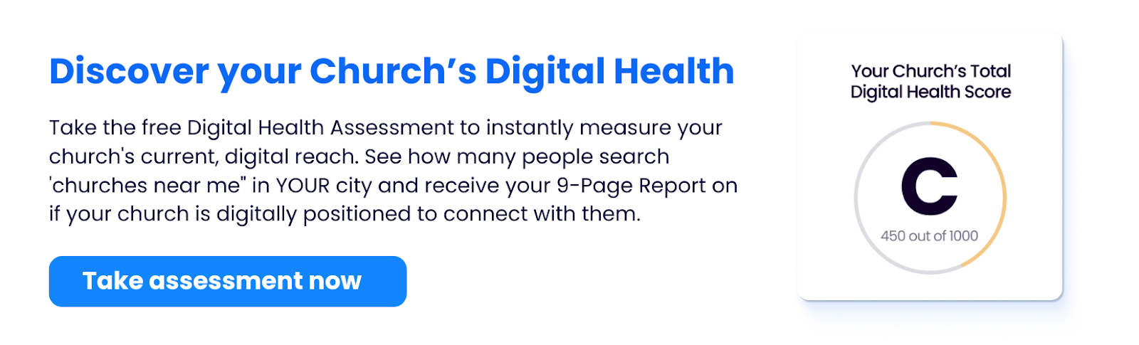 Digital Health Assessment for Church Marketing