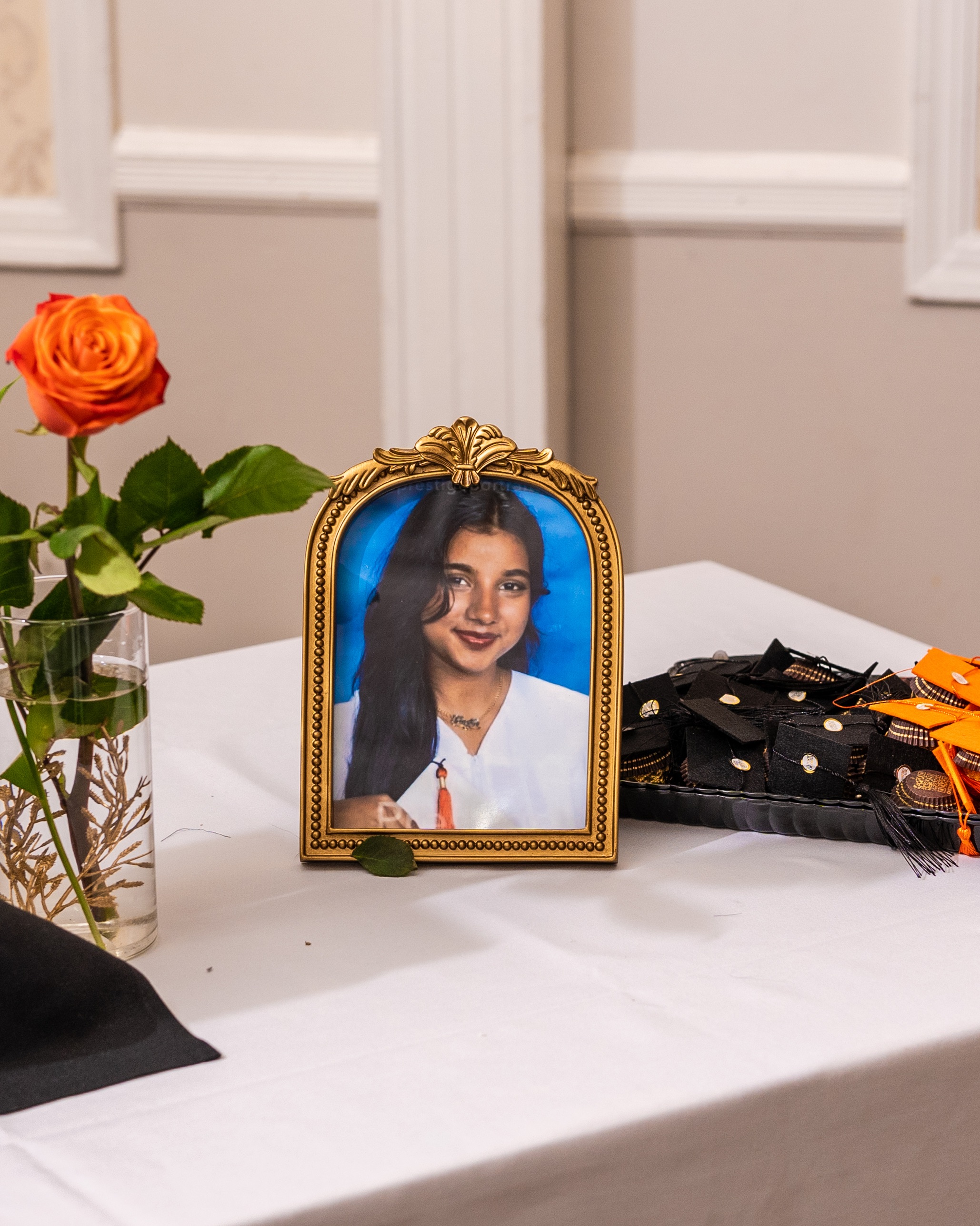 Graduation photography for college student, clean modern portrait, New Jersey