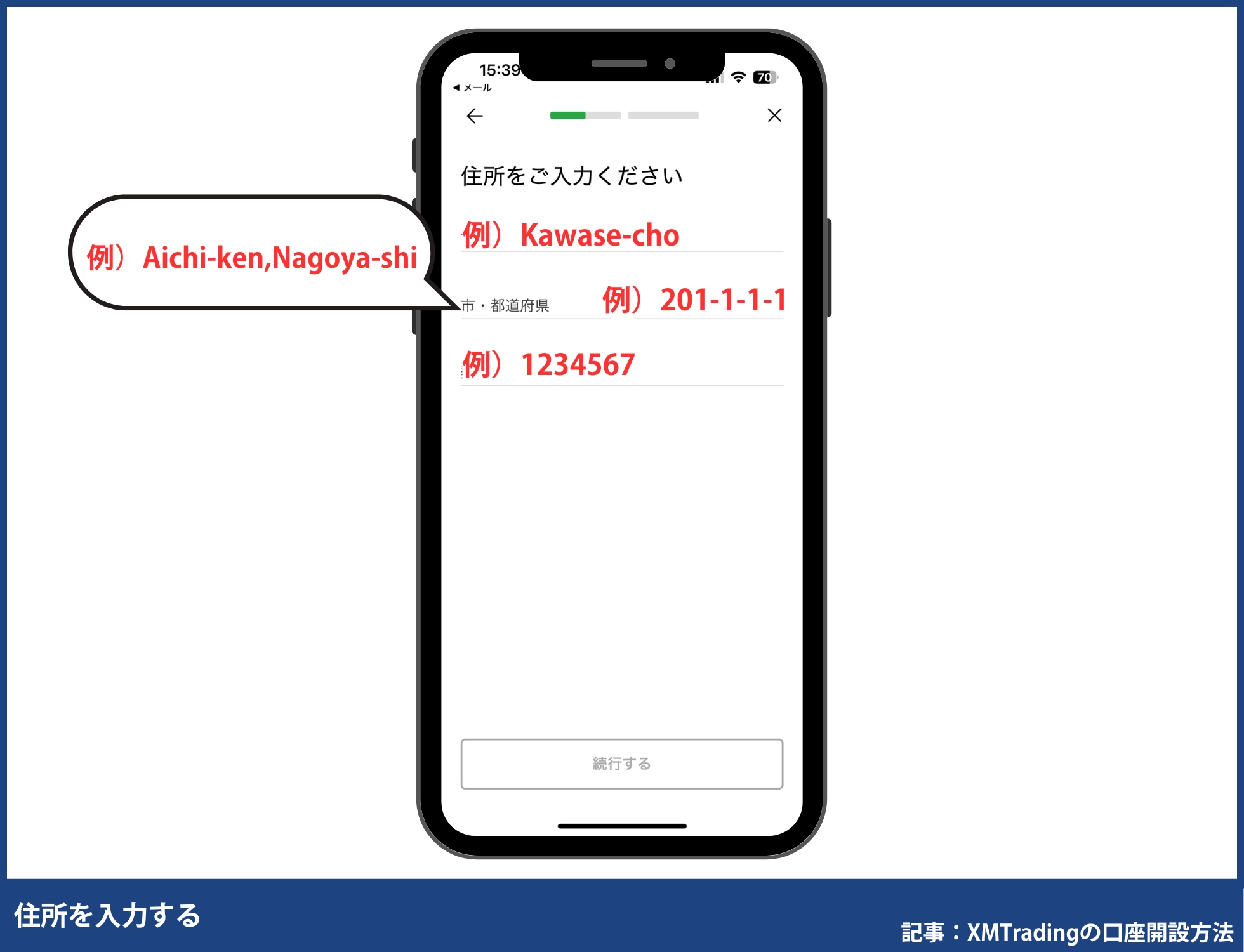 XMアプリの口座開設の手順・方法