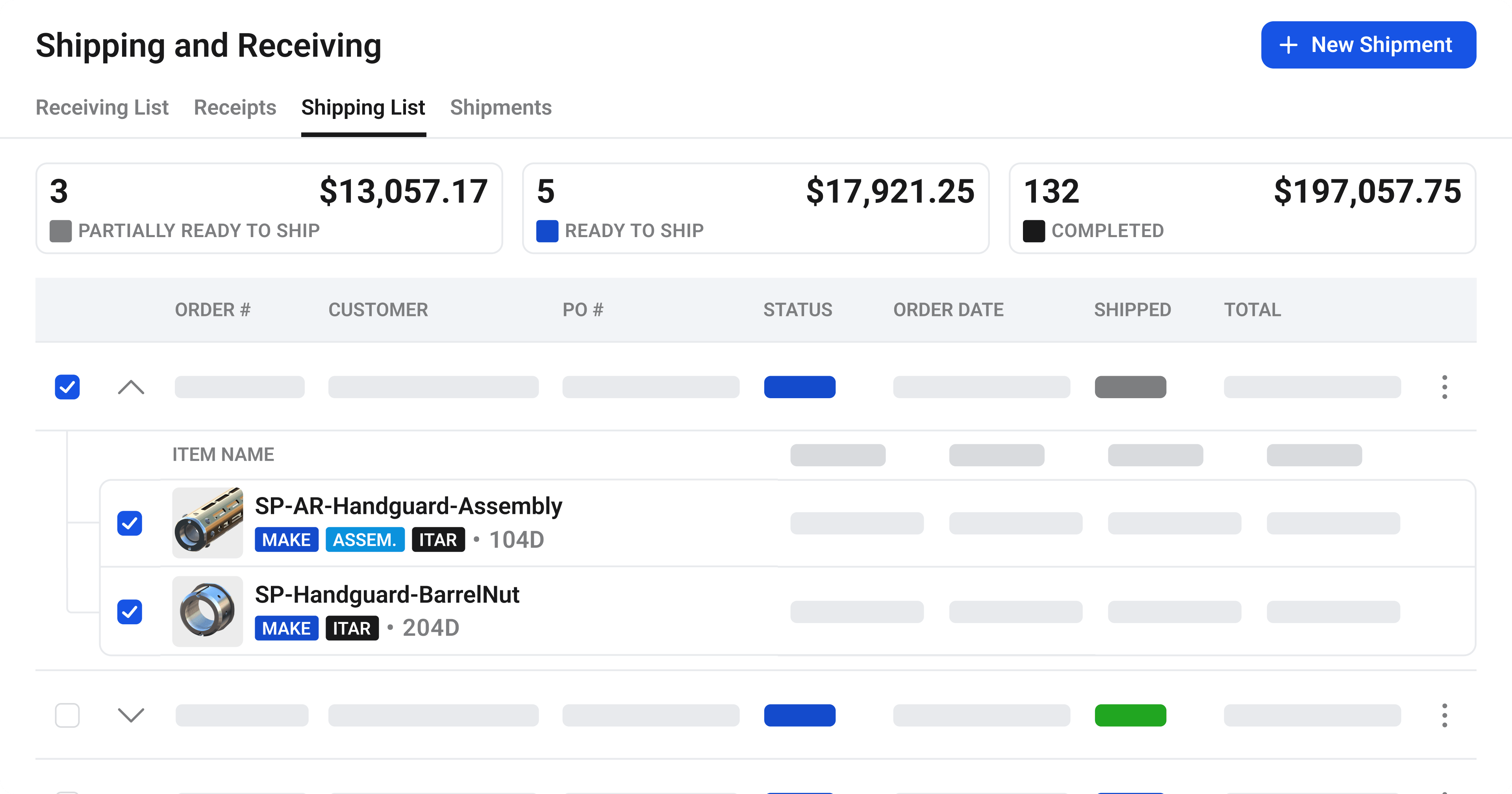 Shipping & Receiving 