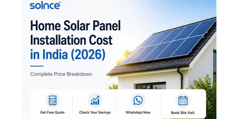 Home Solar Panel Installation Cost in India for 2026