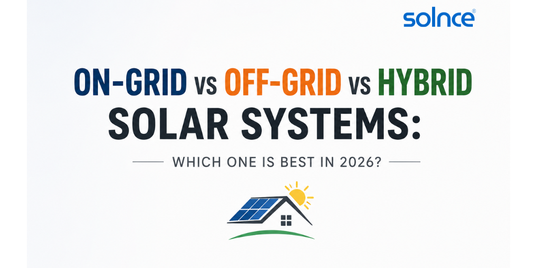 On-Grid vs Off-Grid vs Hybrid Solar System