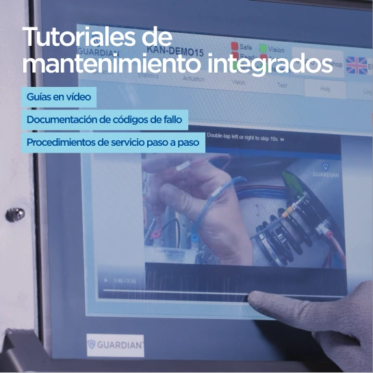 Guardian — Tutoriales de mantenimiento integrados