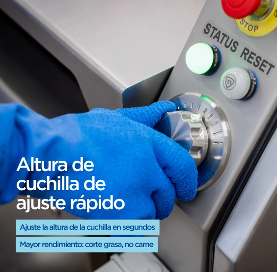 Guardian — Altura de cuchilla de ajuste rápido