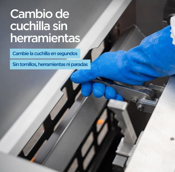 Guardian — Cambio de cuchilla sin herramientas