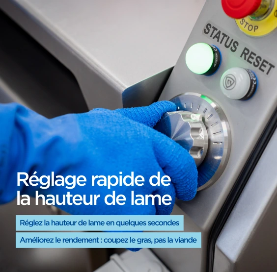 Guardian — Réglage rapide de la hauteur de lame